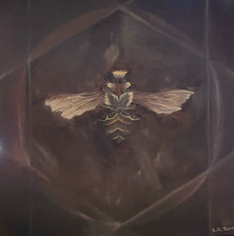 Cape Honey Bee (oil painting)